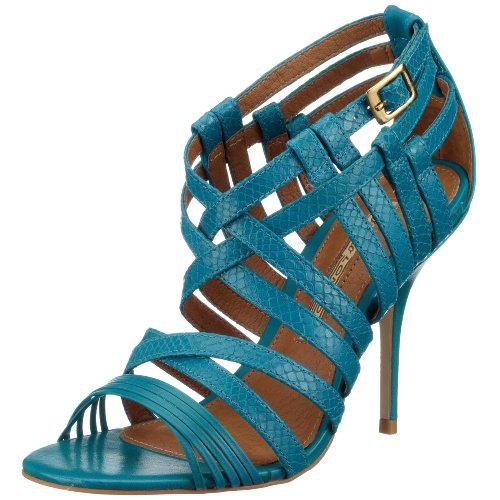 Buffalo Snake Caseina Nappa 16287-563, Damen Sandalen/Fashion-Sandalen, blau, (blue 272), EU 36 von Buffalo