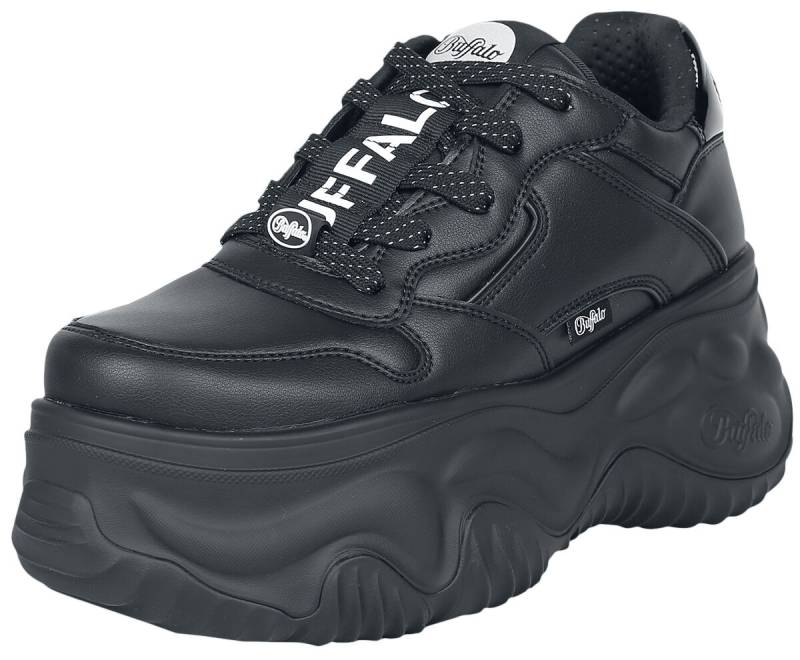 Buffalo Sneaker - Blader One Vegan Nappa - EU36 bis EU41 - für Damen - Größe EU39 - schwarz von Buffalo