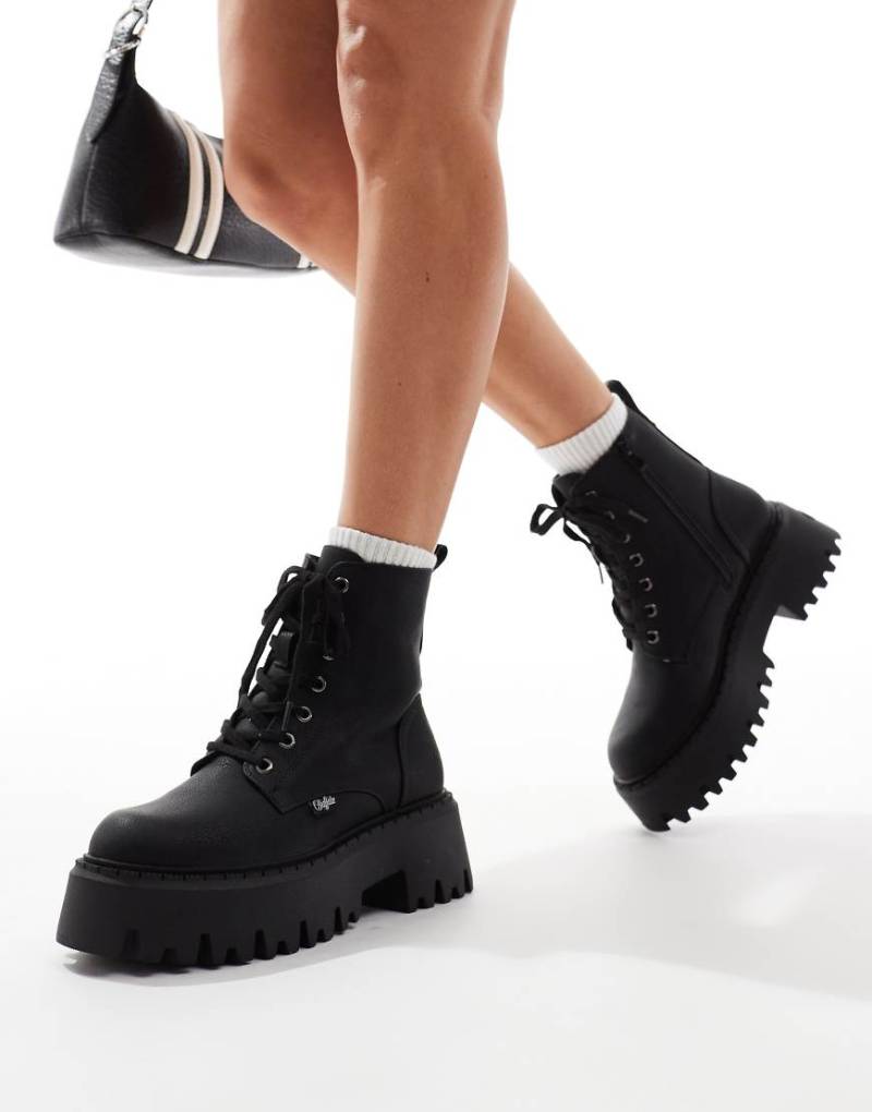 Buffalo - Stiefel in Schwarz mit Pelzfutter von Buffalo