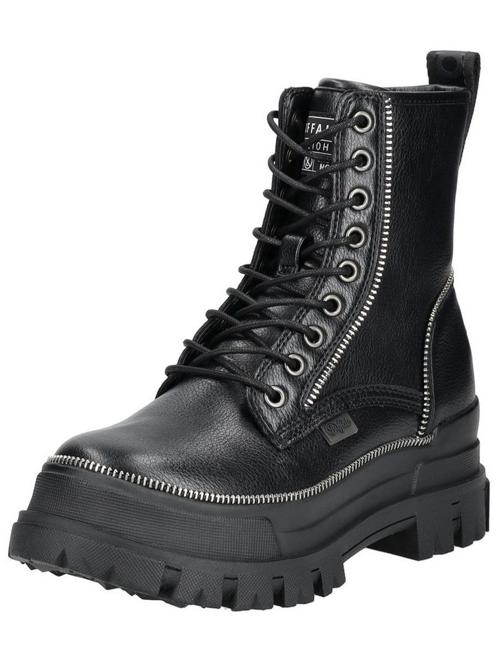 Buffalo Stiefelette Lederimitat . Schnürstiefelette von Buffalo