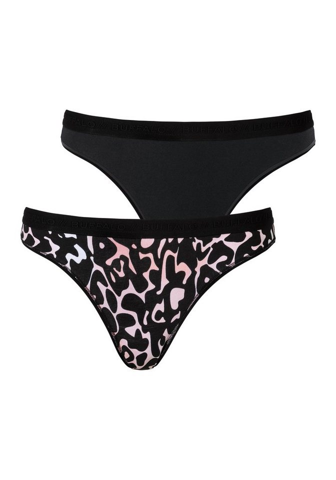Buffalo String (Packung, 2-St) mit Logo-Bündchen von Buffalo