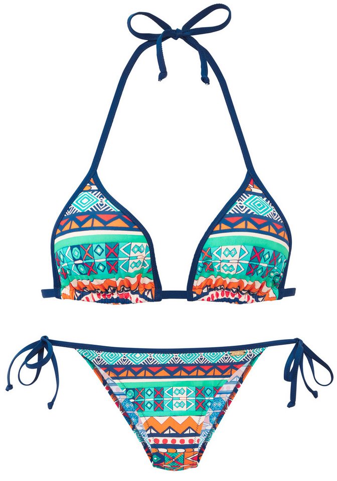 Buffalo Triangel-Bikini mit farbenfrohen Design von Buffalo