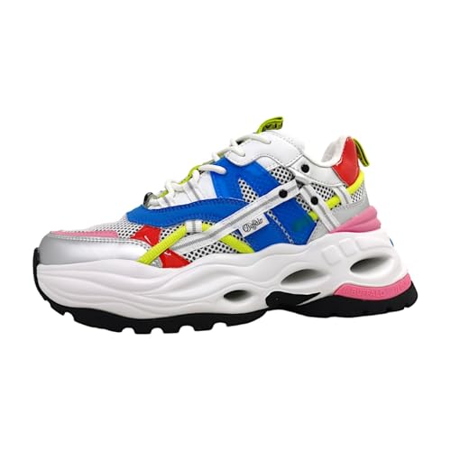 Buffalo Triplet Hollow Damenschuhe Schnürschuhe Weiß Freizeit, Schuhgröße:41 EU von Buffalo