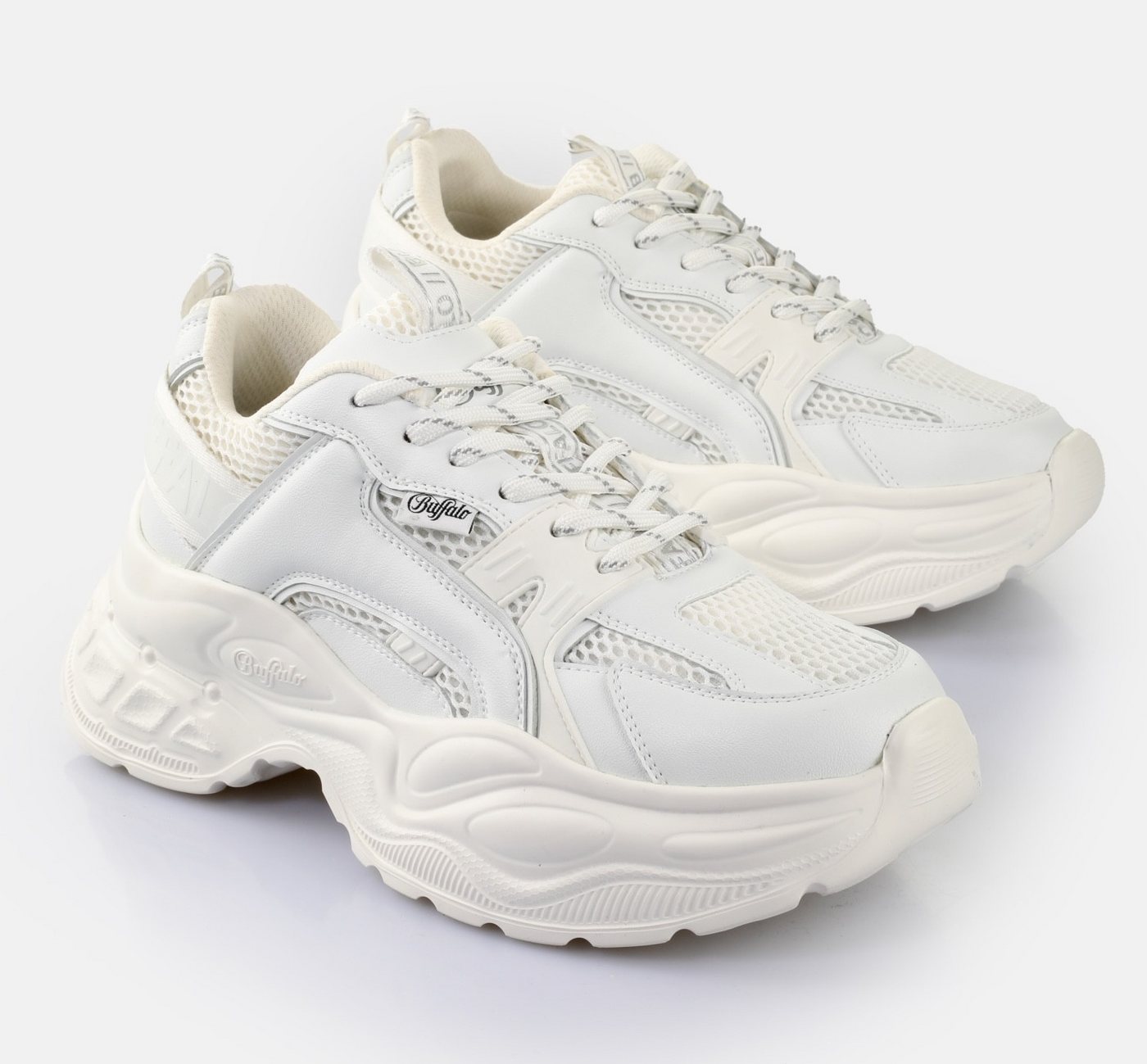 Buffalo YUNO Plateausneaker Chunky-Sneaker, Schnürschuh, Leichtgewicht mit Memory Foam-Innensohle von Buffalo