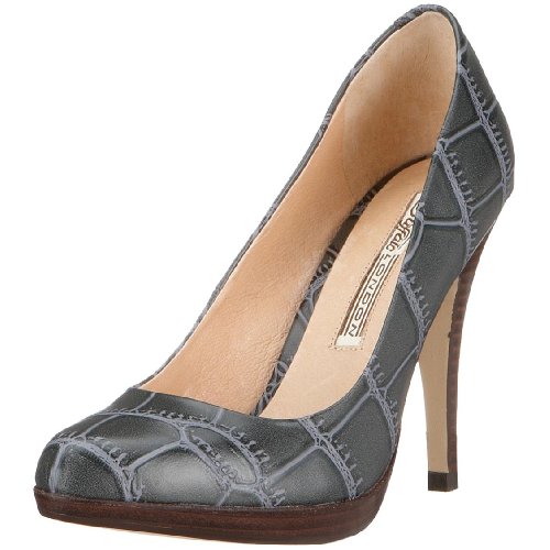 Buffalo croco pu 109-1839, Damen Pumps, grau / grey, (grey 01), EU 41 von Buffalo