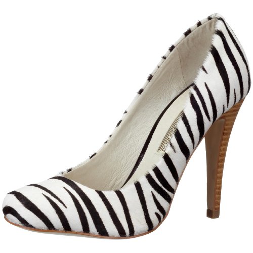 Buffalo pony fur 109-1906, Damen Pumps, weiss / zebra, (zebra 11), EU 38 von Buffalo