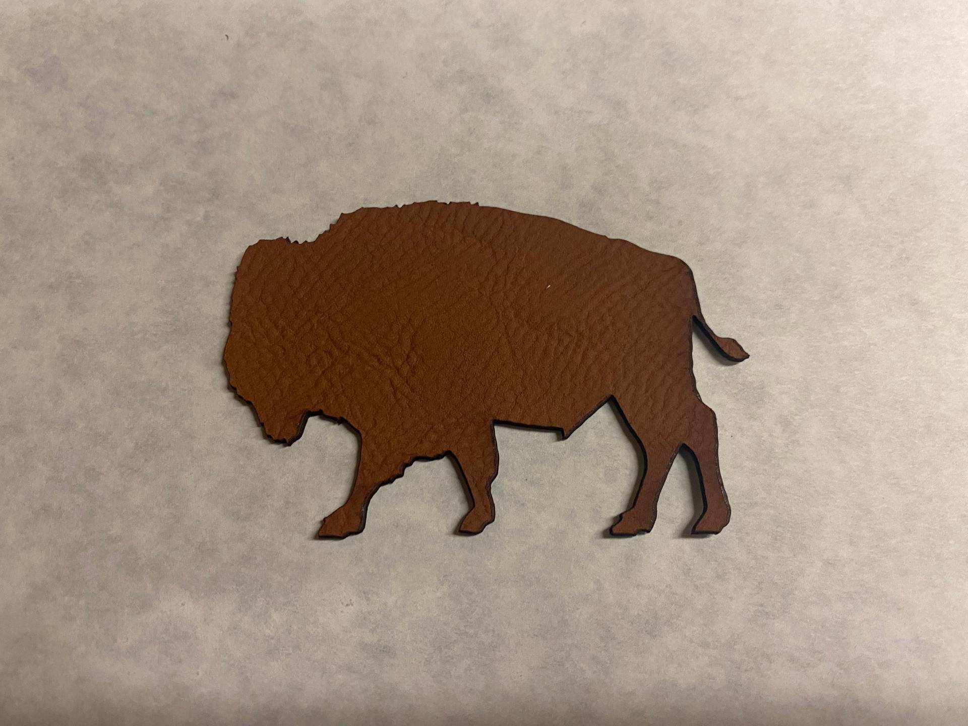 Büffelleder Patches Blankleder , Pu Leder Aufnäher, Kunstleder Anhänger von BuffaloCustomsLLC