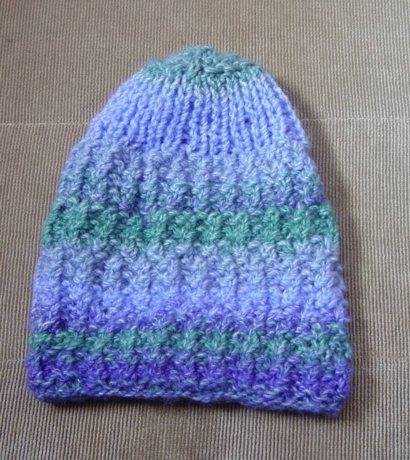 Handgestrickte Slouch Mütze, Bennie Multi Colors Blau Bis Grün Handgestrickte Slouch Mütze, Bennie Multi Colors Blau Bis Grün von BuffysBargains