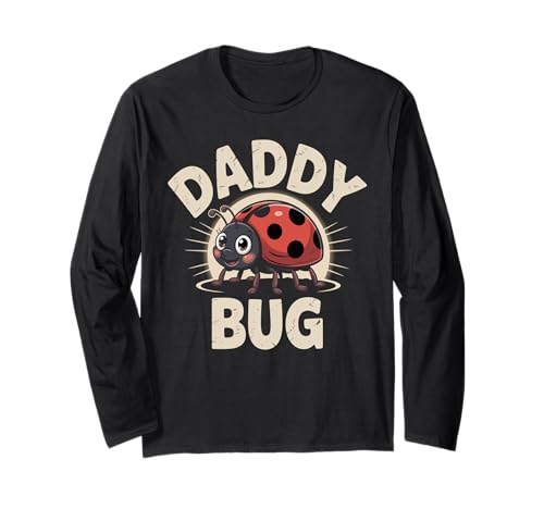 Ladybug Daddy Of The Birthday Girl Father's Day Dad Bug Langarmshirt von Bug lover Family