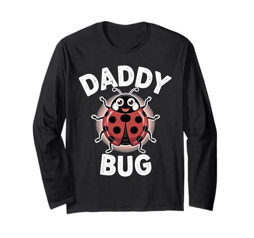 Ladybug Daddy Of The Birthday Girl Father's Day Dad Bug Langarmshirt von Bug lover Family