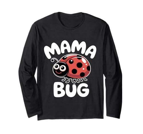 Marienkäfer Mama vom Geburtstagskind Muttertag Mama Bug Langarmshirt von Bug lover Family