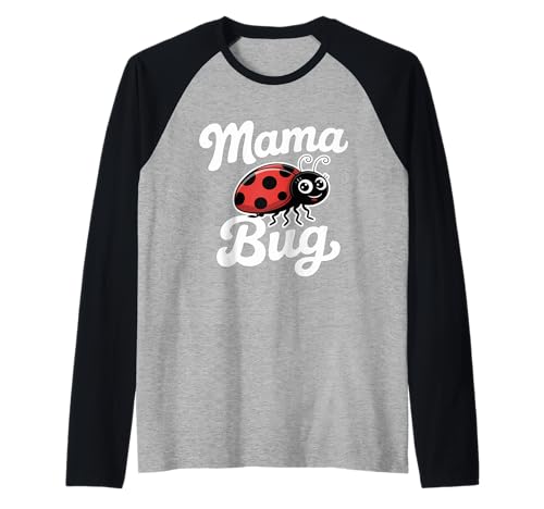 Marienkäfer Mama vom Geburtstagskind Muttertag Mama Bug Raglan von Bug lover Family