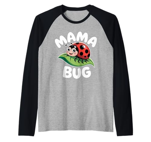 Marienkäfer Mama vom Geburtstagskind Muttertag Mama Bug Raglan von Bug lover Family