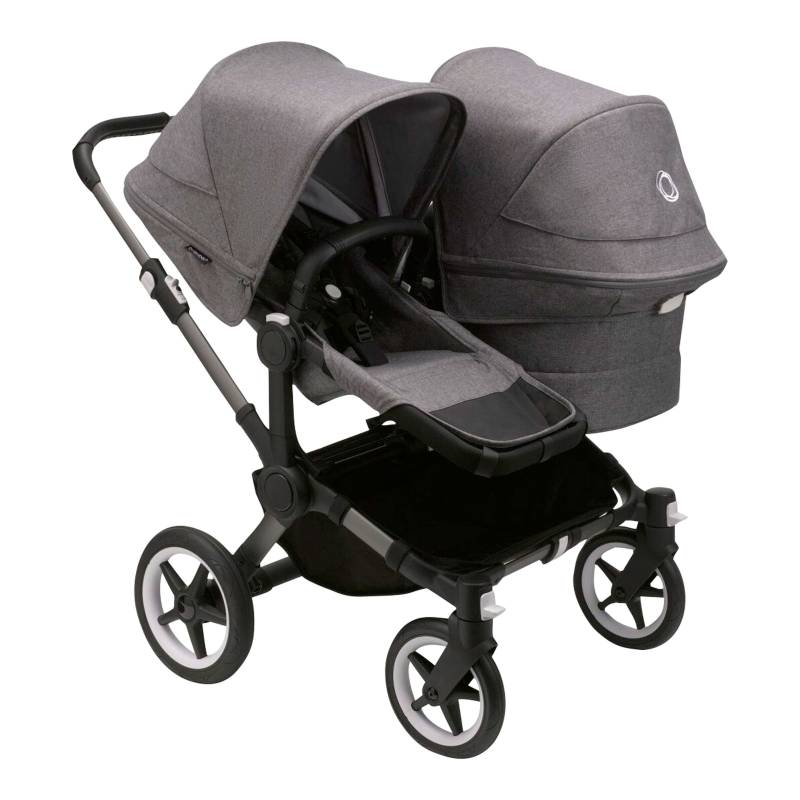 Bugaboo Donkey 5 Kinderwagen Geschwisterwagen Bundle Duo grau von Bugaboo