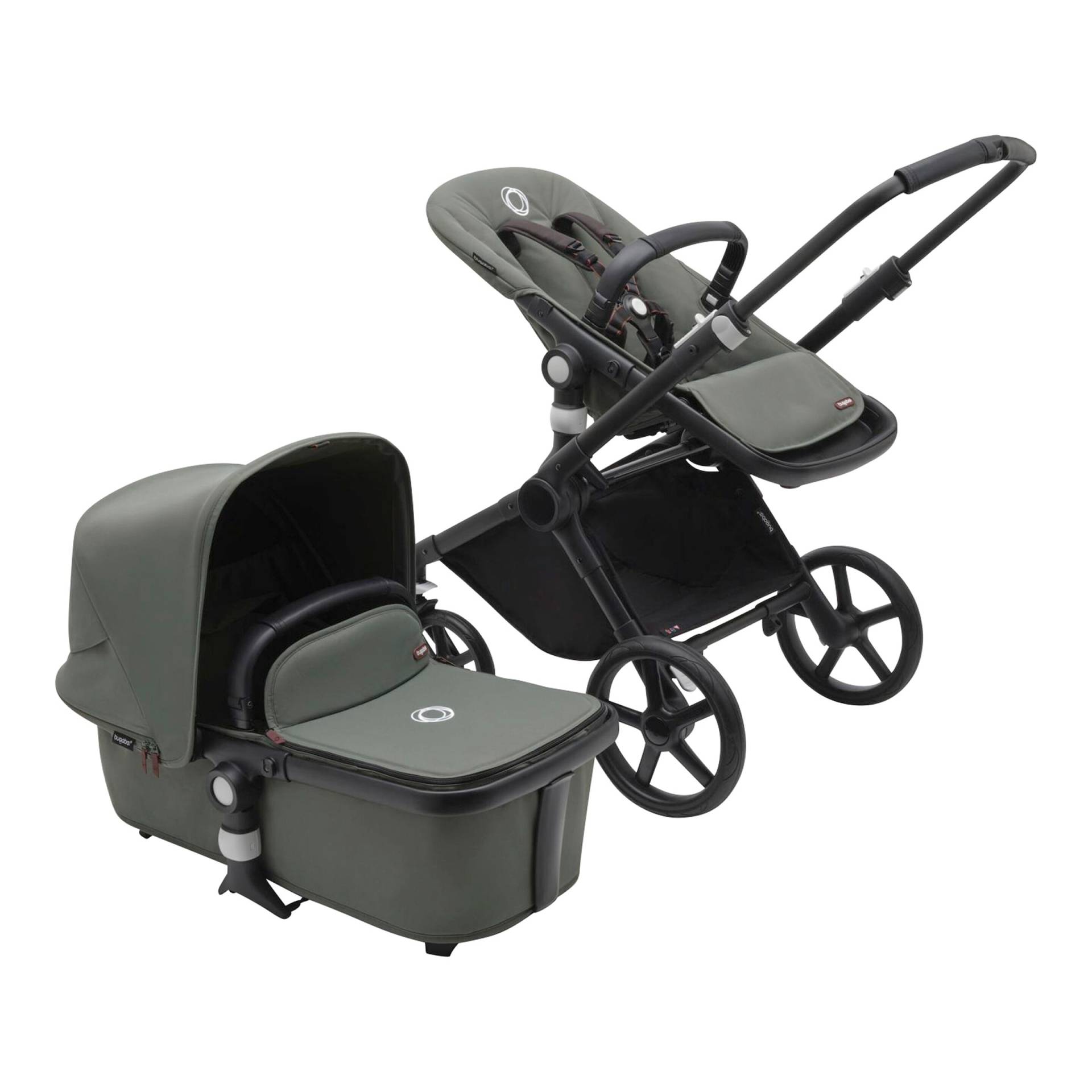 Bugaboo Fox Cub Kombikinderwagen schwarz | gruen von Bugaboo