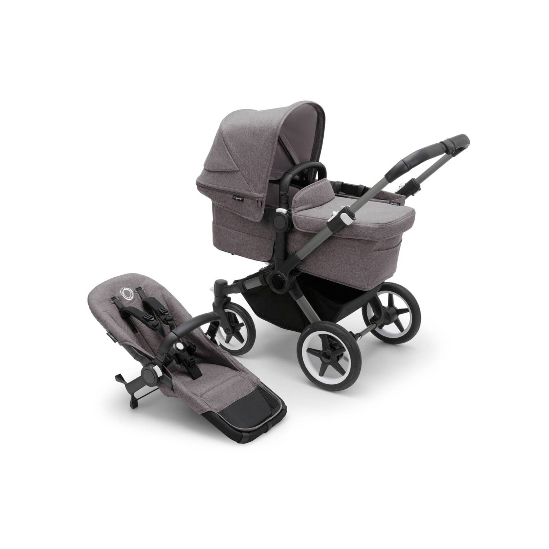 Bugaboo Donkey 5 Kombikinderwagen grau von Bugaboo