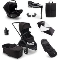 bugaboo Kinderwagen Dragonfly Complete Black/Midnight Black, Ultimate Newborn Bundle von Bugaboo