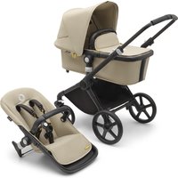 bugaboo Kinderwagen Fox Cub mit Liegeaufsatz und Sitz Black/Desert Beige von Bugaboo