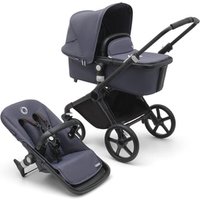 bugaboo Kinderwagen Fox Cub mit Liegeaufsatz und Sitz Black/Stormy Blue von Bugaboo