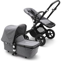 bugaboo Kombikinderwagen Cameleon 3 Plus Complete Black/Grey Melange von Bugaboo