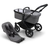 bugaboo Kombikinderwagen Donkey 5 Base Black/Grey Melange von Bugaboo