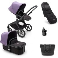 bugaboo Kombikinderwagen Fox 5 mit Zubehör Black/Astro Purple von Bugaboo