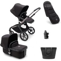 bugaboo Kombikinderwagen Fox 5 mit Zubehör Black/Midnight Black von Bugaboo