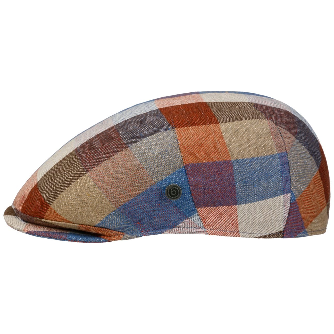 Anvelo Check Leinen Flatcap by bugatti Anvelo Check Leinen Flatcap by bugatti von Bugatti