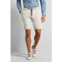 Bermuda-Shorts in einem Leinen-Mix in ecru von Bugatti