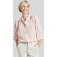 Bluse aus einer gecrinkelten Seidenqualität in rose von Bugatti