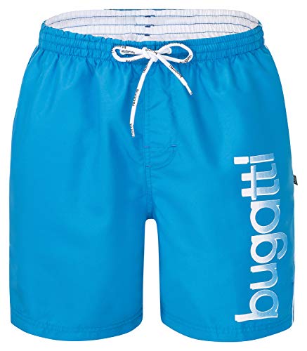 Bugatti - Herren Badeshort in Marineblau, türkis oder schwarz, Hellblau (French Blue), XL von bugatti