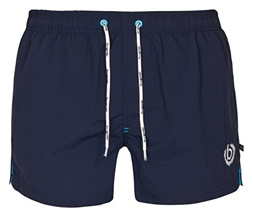 bugatti Kurze Herren Badeshorts in Marine blau Größe S von bugatti