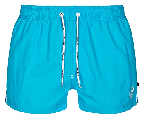 bugatti Kurze Herren Badeshorts in türkis Größe L von bugatti