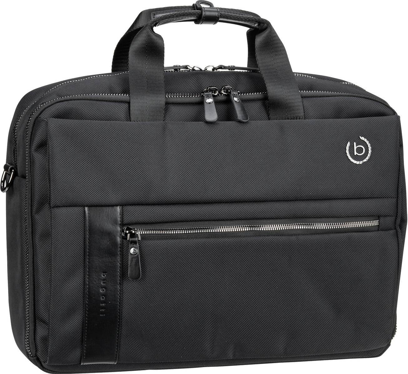 Bugatti Nero Briefcase L  in Schwarz (13 Liter), Aktentasche von Bugatti