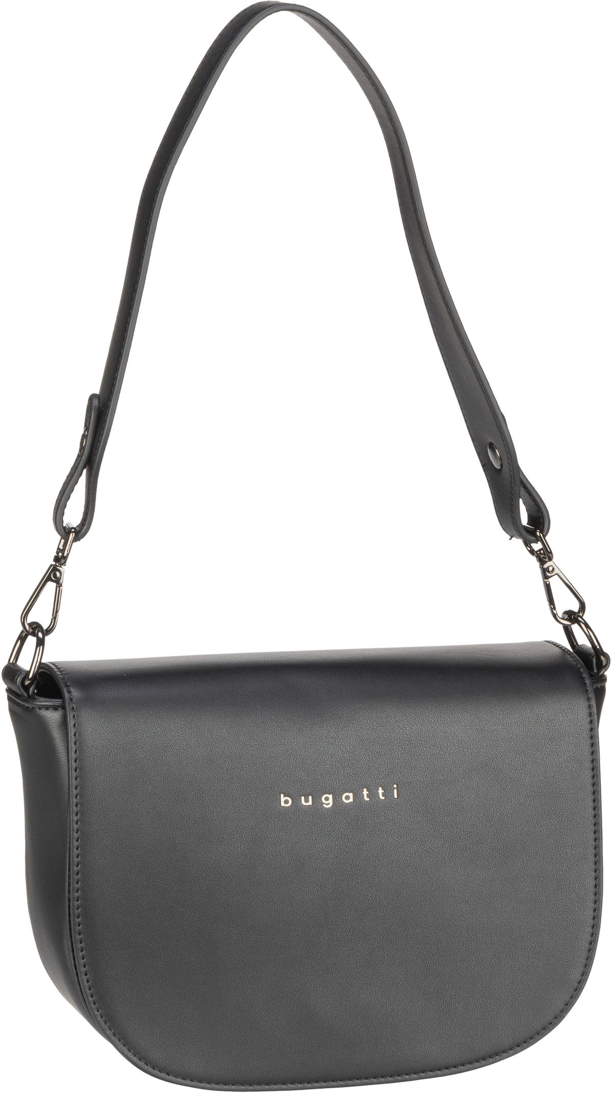 Bugatti Almata Shoulderbag M  in Schwarz (3 Liter), Umhängetasche von Bugatti