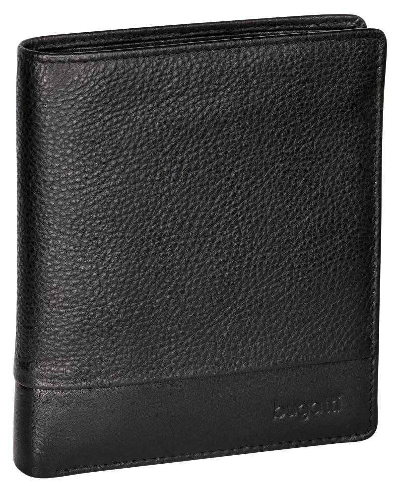 Bugatti - Atlanta Kombibörse, Hochformat/coin wallet combi style (14 CC) schwarz - Gr. - OS von Bugatti
