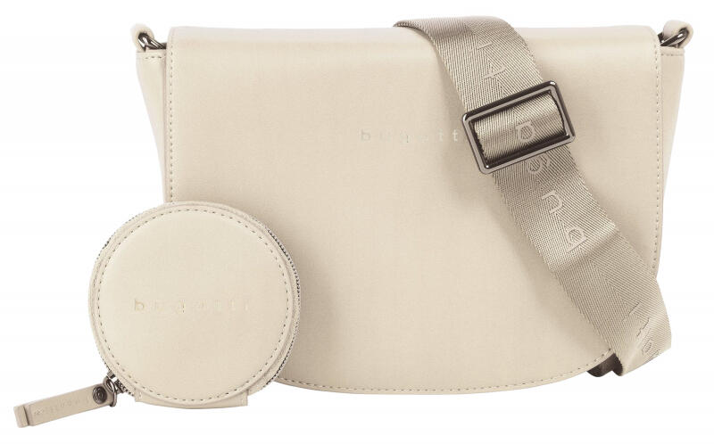 Bugatti - Bugatti Almata Schultertasche M beige Beige von Bugatti