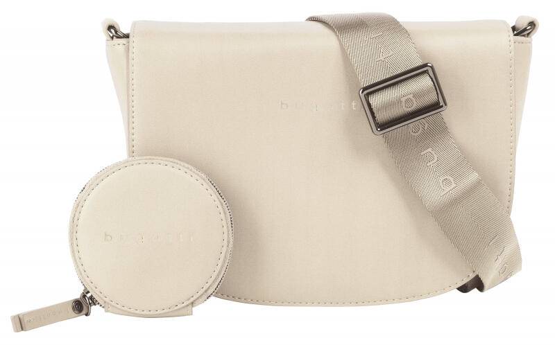 Bugatti - Bugatti Almata Schultertasche M beige Beige von Bugatti