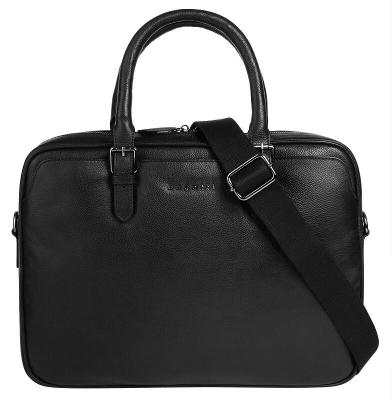 Bugatti - Bugatti Bella Aktentasche echt Leder Schwarz Schwarz von Bugatti