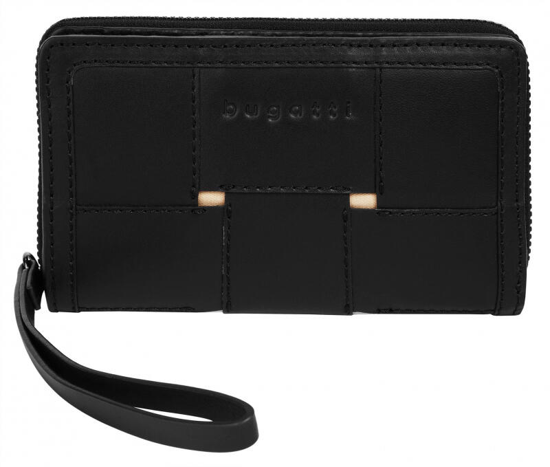 Bugatti - Bugatti Lia RV - Damenbörse RFID echt Leder schwarz Schwarz von Bugatti