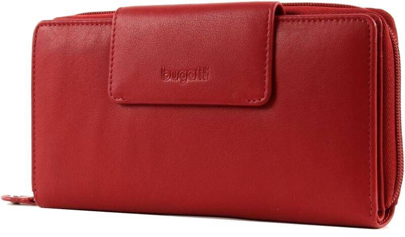 Bugatti - Bugatti Vertice RV-Damenbörse mit Riegel Rot Rot von Bugatti