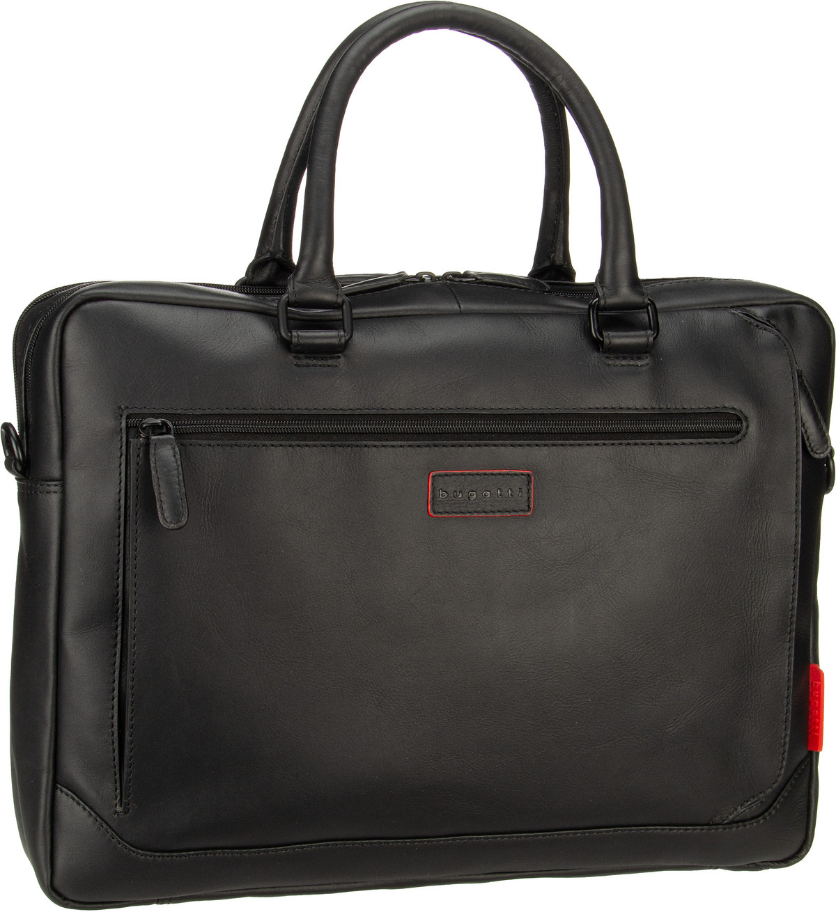 Bugatti Clark Briefcase  in Schwarz (13.5 Liter), Aktentasche von Bugatti