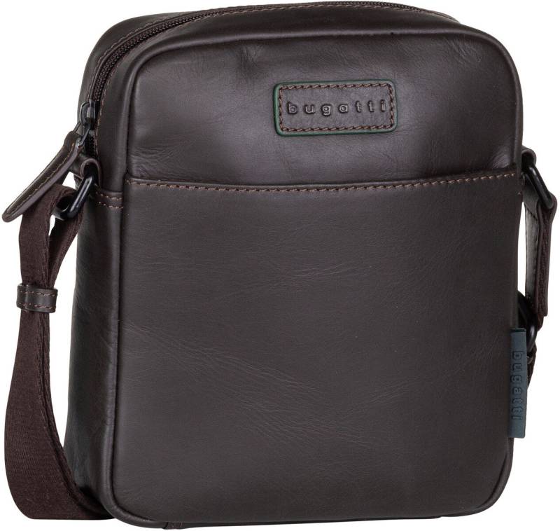 Bugatti Clark Shoulderbag Small  in Braun (2.4 Liter), Umhängetasche von Bugatti