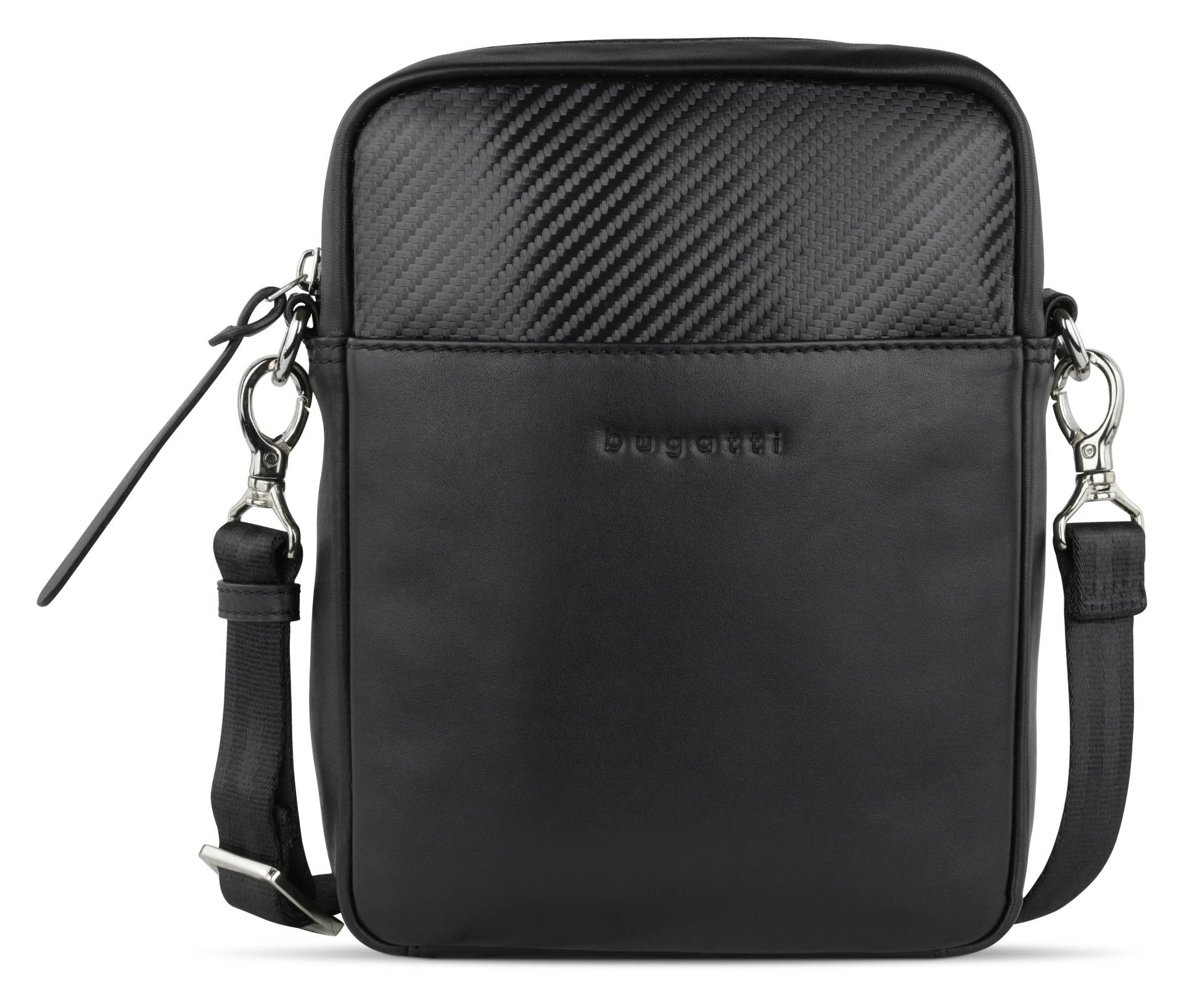 Bugatti - Comet Schultertasche klein/Shoulderbag small schwarz von Bugatti