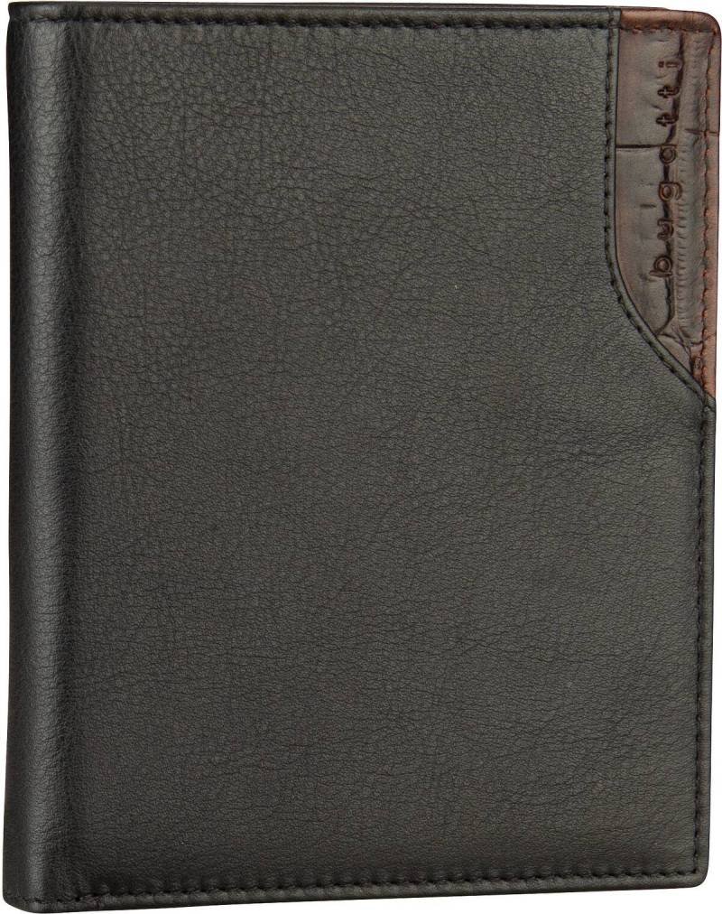 Bugatti Corso DeLuxe Hochformat 1653  in Schwarz (0.3 Liter), Geldbörse von Bugatti