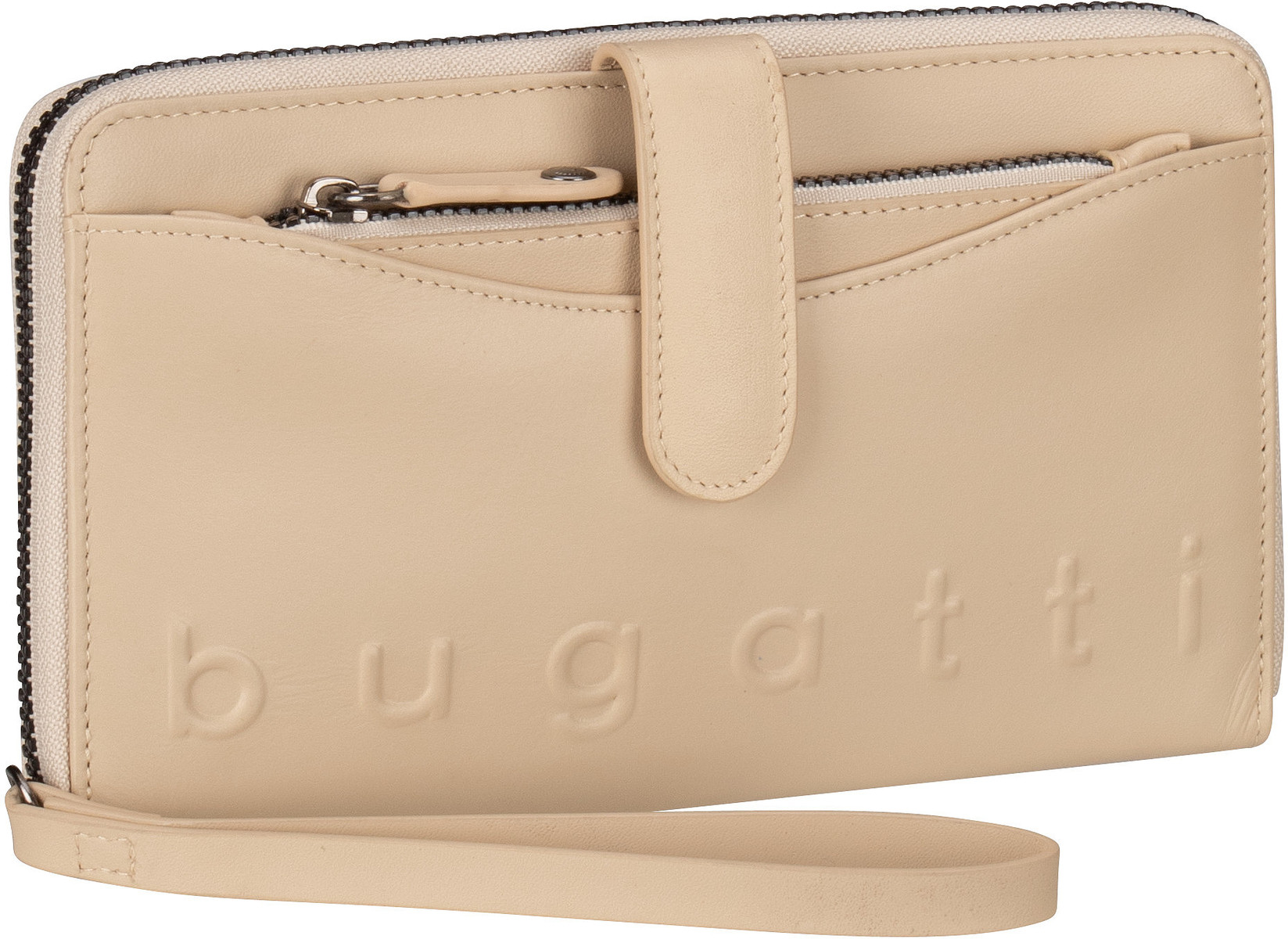 Bugatti Daphne Wallet with Keycase  in Beige (0.6 Liter), Geldbörse von Bugatti