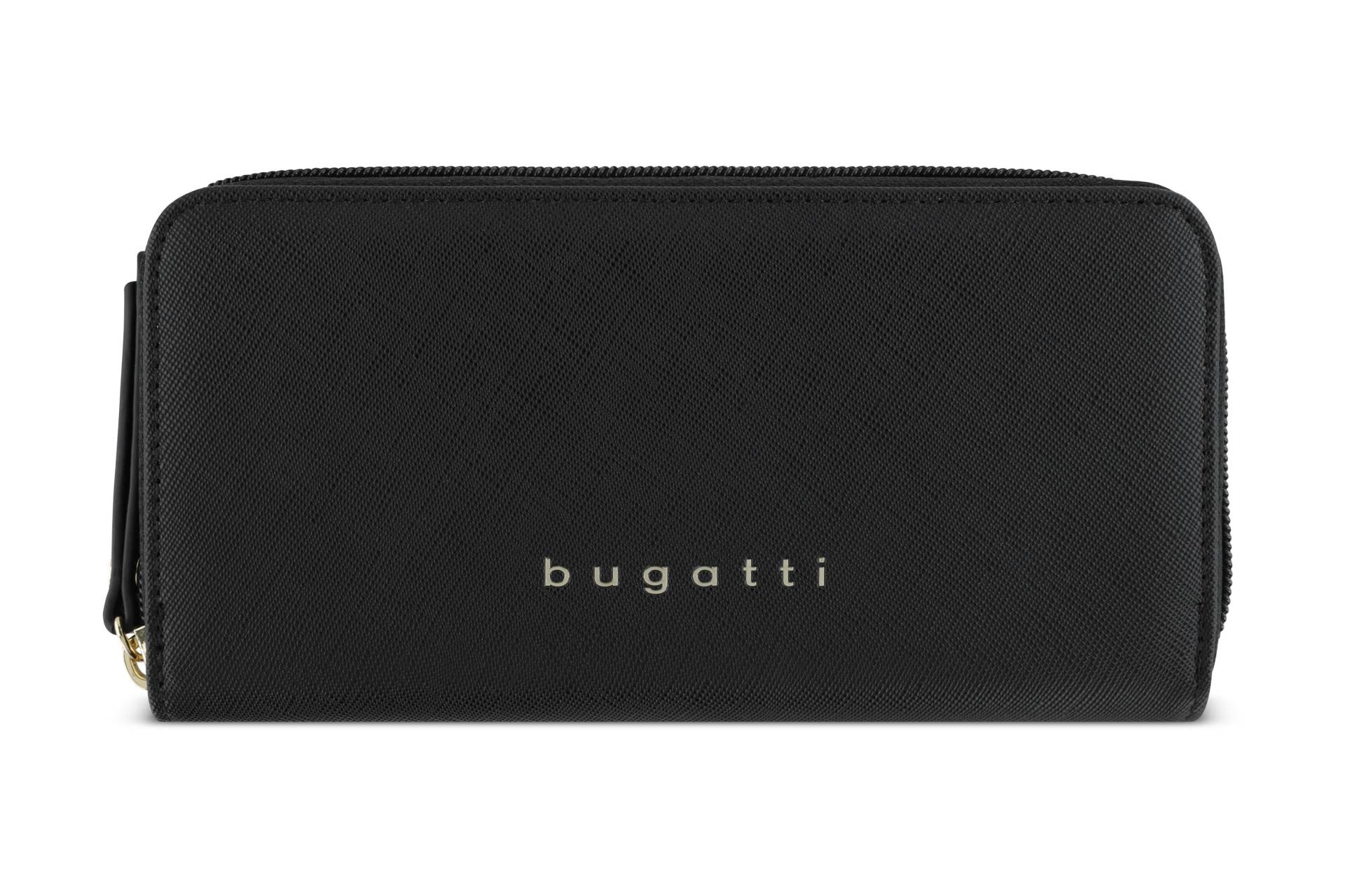 Bugatti - ELLA Damengeldbörse lang schwarz saffiano - Gr. - OS von Bugatti