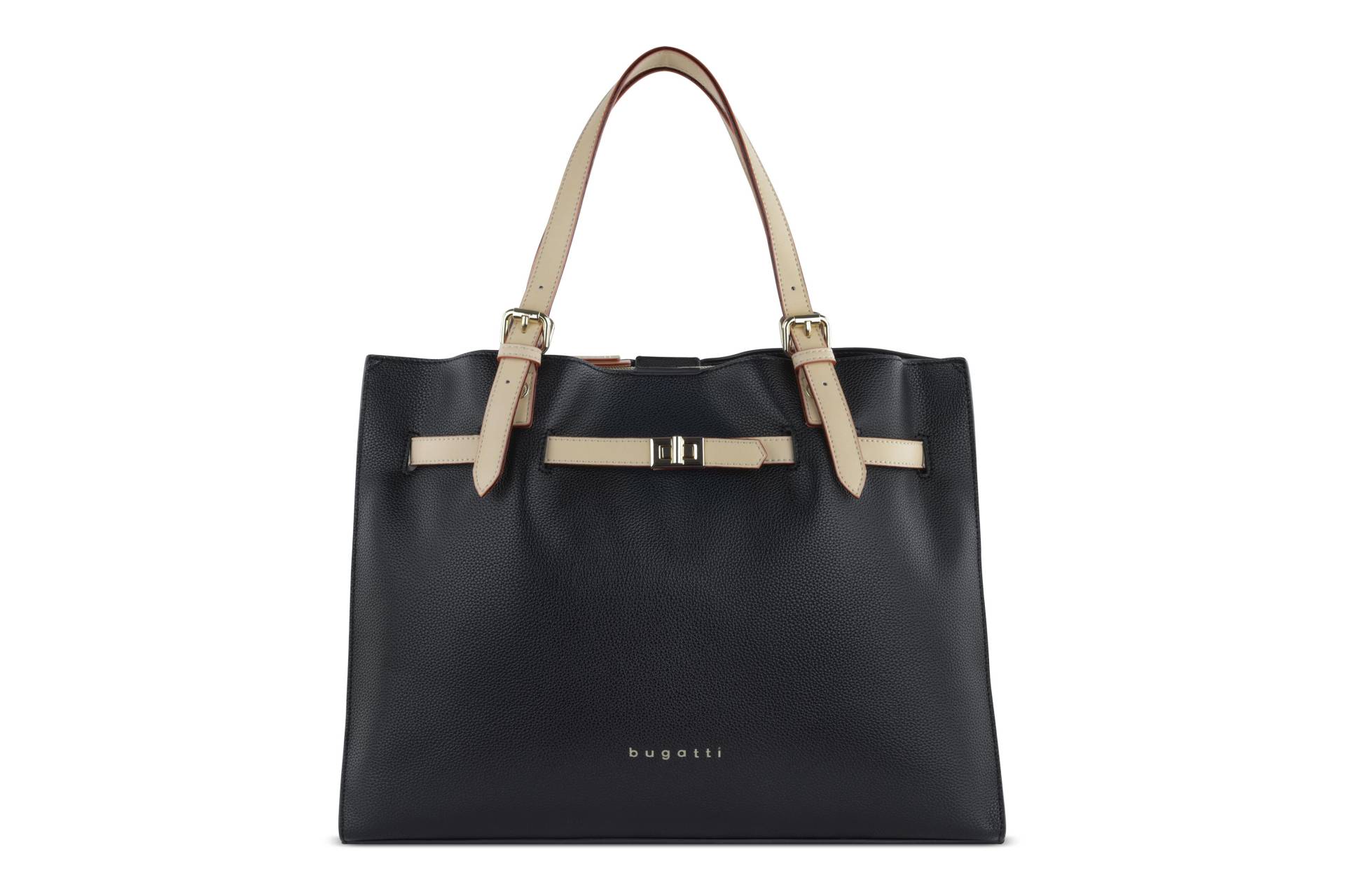 Bugatti - ELLA Schultertasche groß schwarz von Bugatti