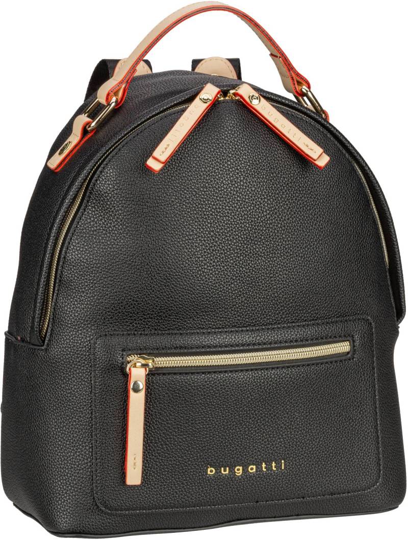 Bugatti Ella Backpack S  in Schwarz (7.7 Liter), Rucksack / Backpack von Bugatti