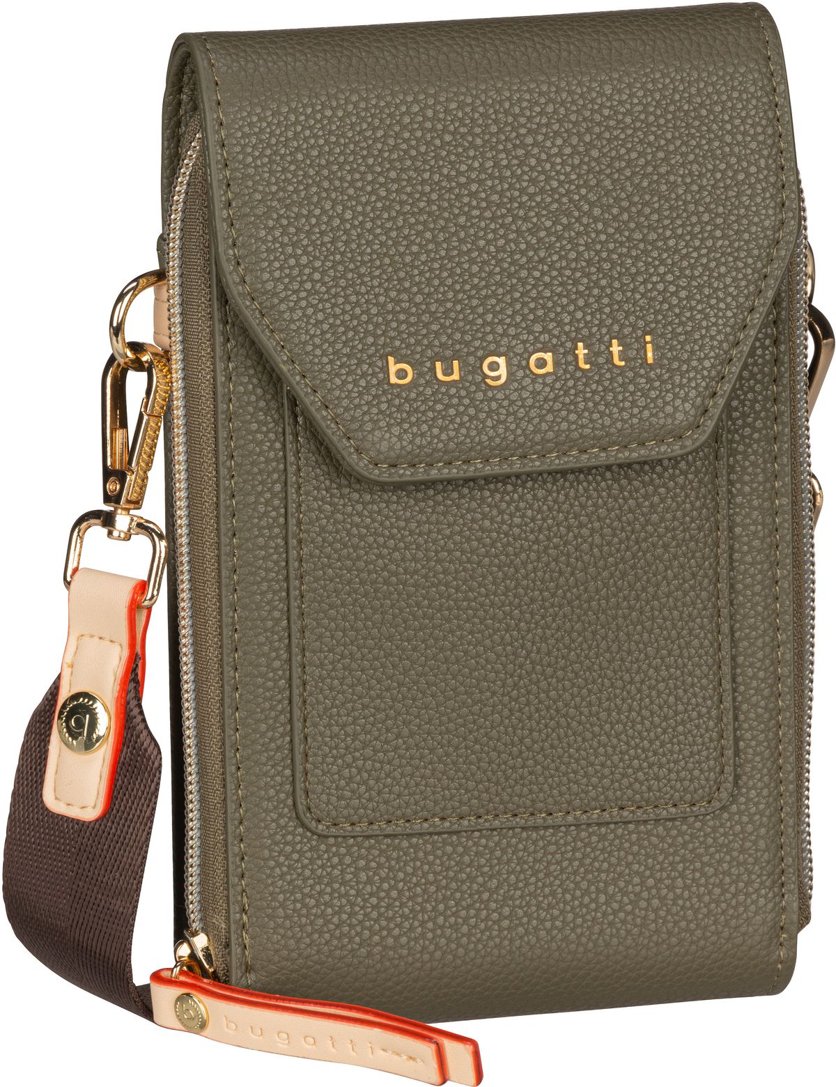 Bugatti Ella Crossover Purse Bag  in Oliv (0.8 Liter), Umhängetasche von Bugatti